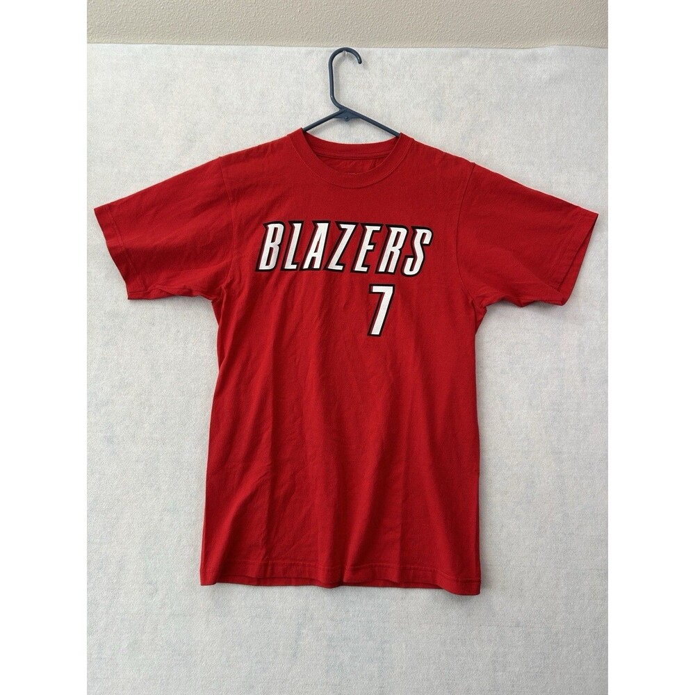 Portland Trail Blazers Brandon Roy Shirt Mens Medium Red 100% Cotton NBA Shirsey